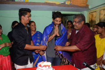 Allu Arjun at Mega Fans President House
